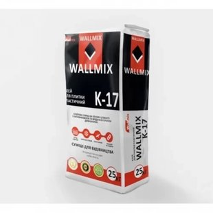 Клей для плитки еластичний Wallmix K17, 25 кг