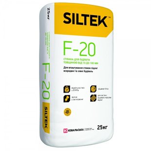 Стяжка Siltek F-20 10-100мм 25 кг