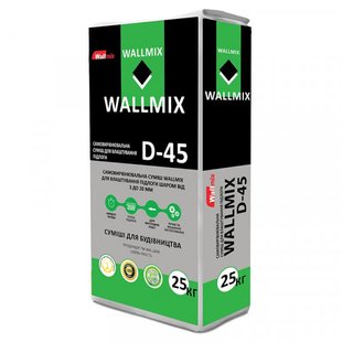 Самовирівнювальна суміш Wallmix D-45 25 кг