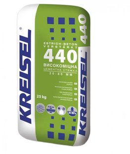 Стяжка цементна Kreisel Estrich-beton 440 20-80мм 25 кг