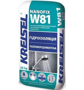 Гідроізоляційна суміш Kreisel NANOFIX W81 25 кг