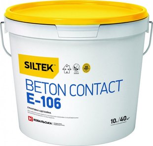 Ґрунтовка Siltek E-106 Бетонконтакт 10л