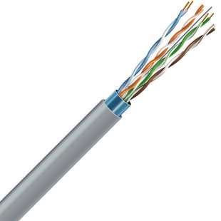 Кабель Category 6 F/UTP PVC 4х2х23 AWG для внутрішніх робіт 500м, Б/Г ЗЗЦМ